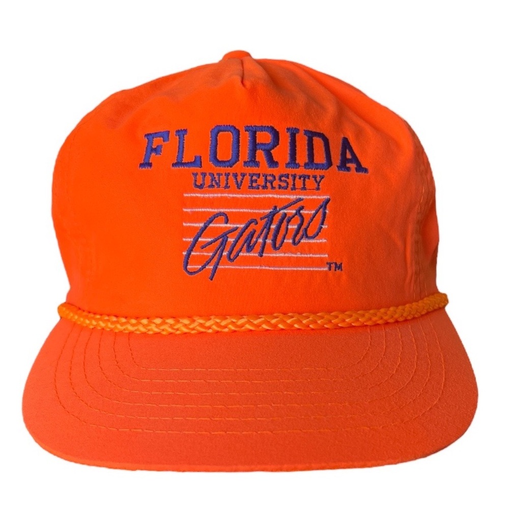 Florida University Gators vintage 90s rope soft sun cap hat snap back ad…
